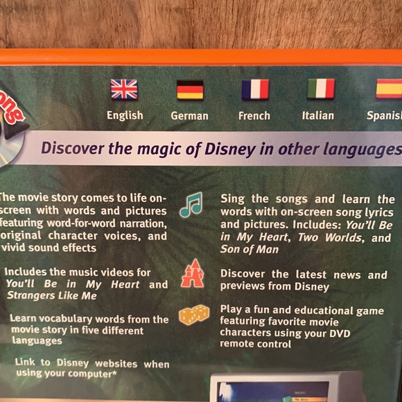 Disneys Tarzan Read-Along DVD - Picture 3 of 6